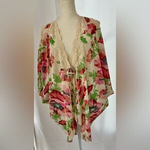 VINTAGE 90s VICTORIA’S SECRET gold label KIMONO ROBE